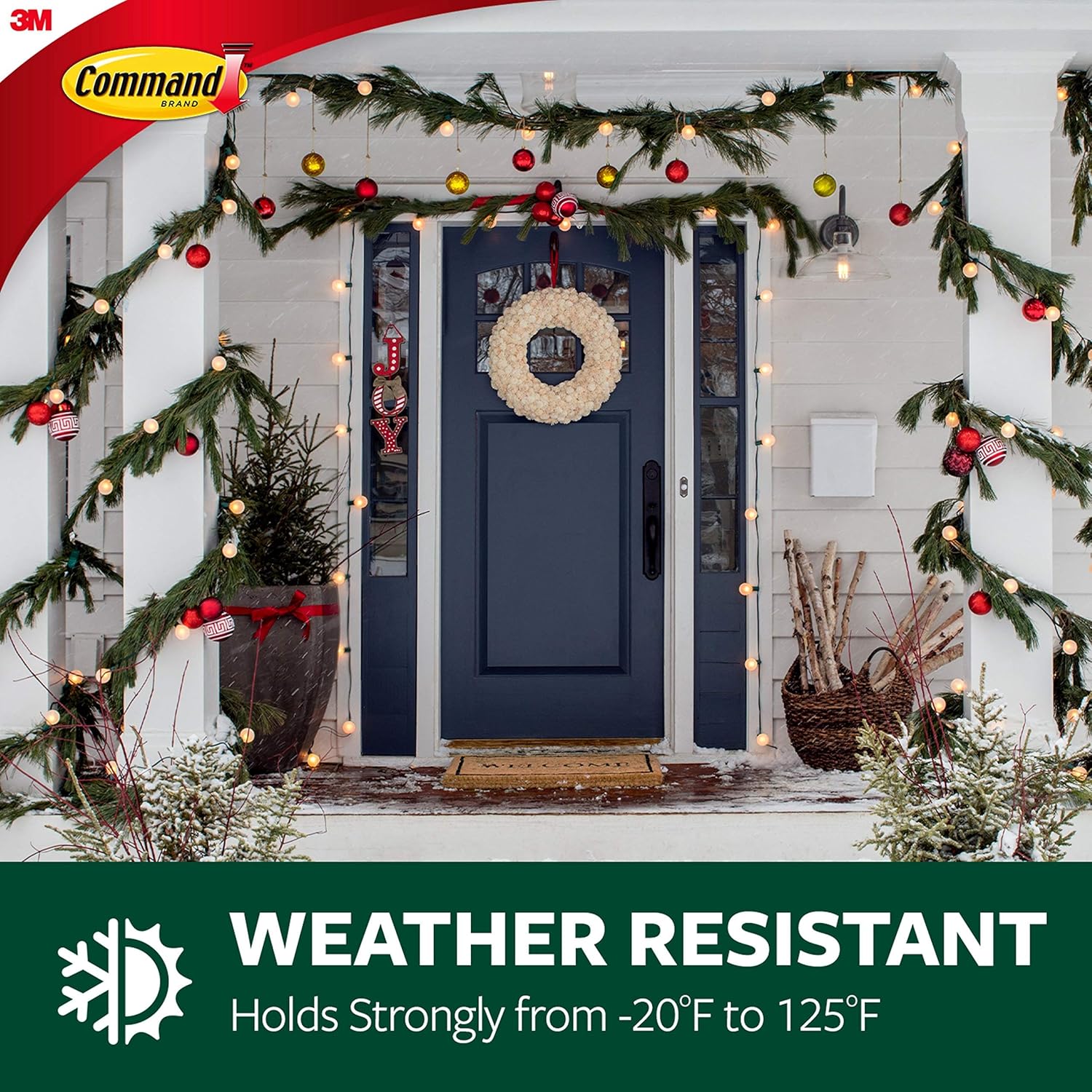 Command Outdoor Large Bronze Hooks. Holds 5 lb. 3 Hooks 4 Strips. Damage-Free. Weather Resistant for Hanging Decor - Image 5
